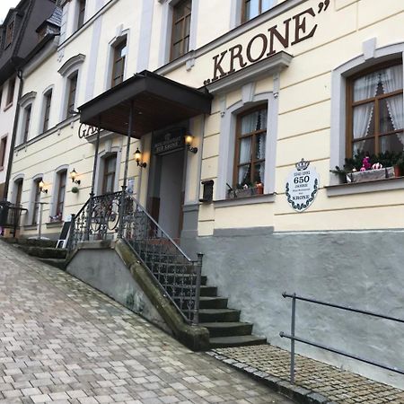 Hotel Zur Krone Бад-Брюккенау Экстерьер фото